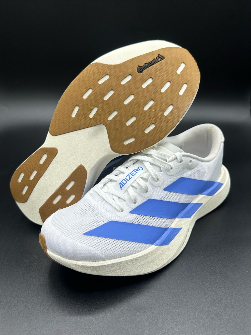 Adidas Wmns Adizero Evo SL 'White Blue Fusion' Women JS4454 New Size 5